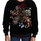 Baroque Velvet Crew Neck Sweater
