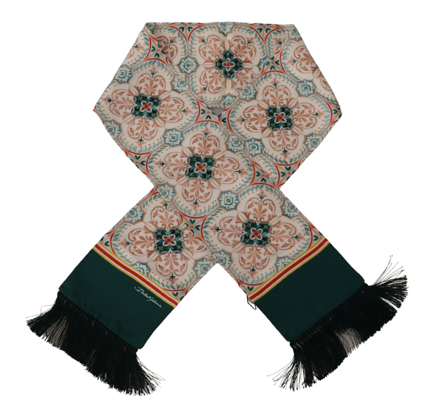 Elegant Silk Floral Men's Scarf