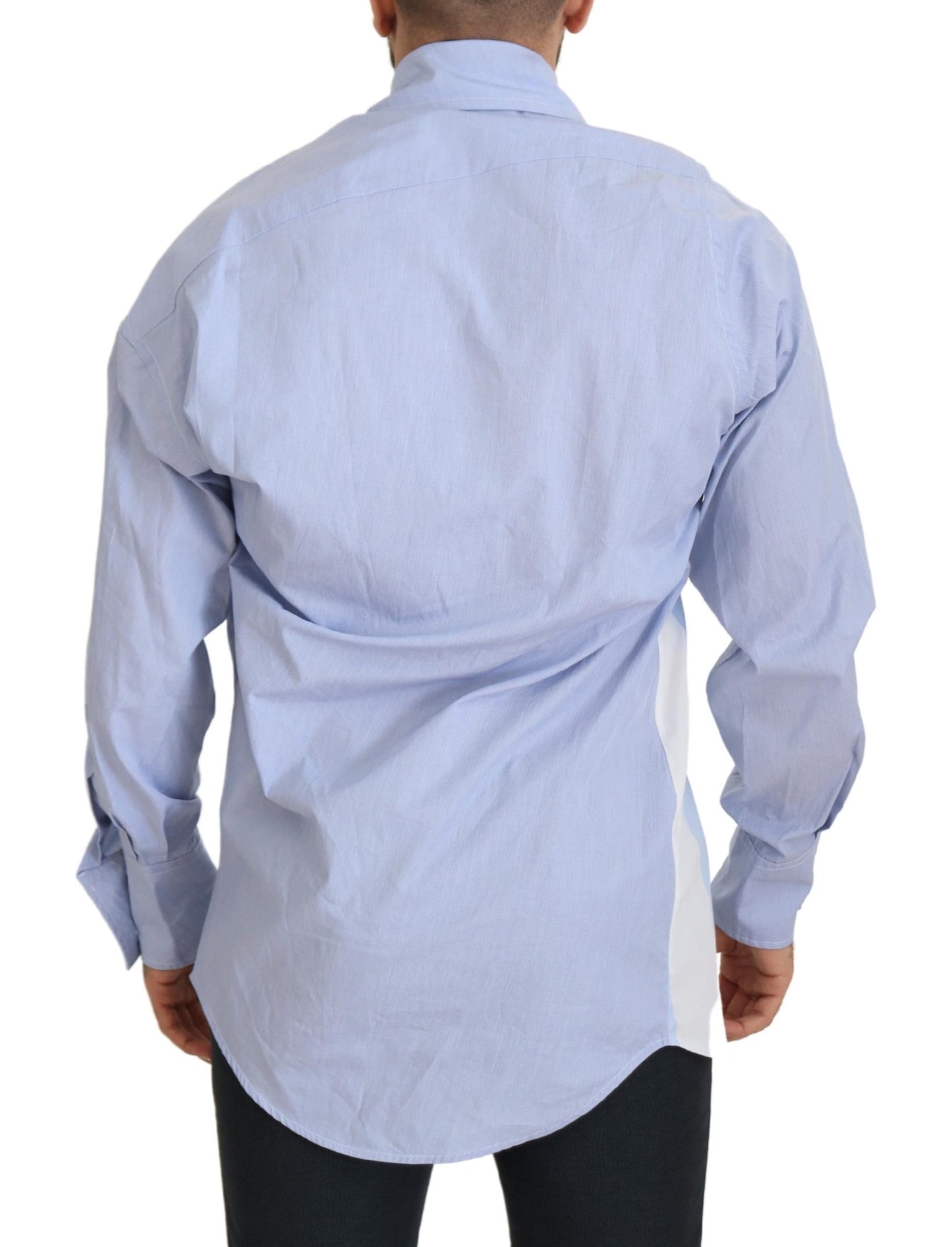 Elegant Multicolor Cotton Dress Shirt