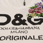 Chic White Cotton Casual Top - Iconic Logo Detail