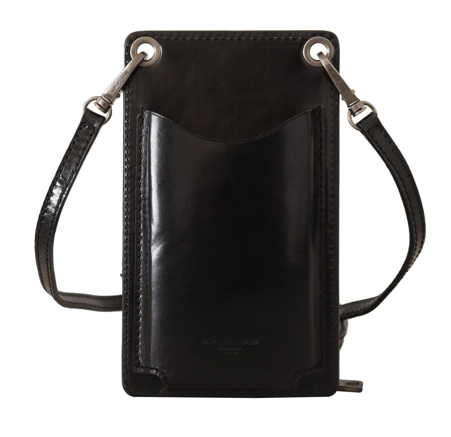 Elegant Leather Phone Wallet with Strap