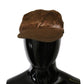 Brown Newsboy Beret Cabbie Fedora Hat