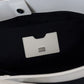 Elegant Two-Tone Leather Shopper Tote