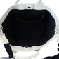 Elegant Two-Tone Leather Shopper Tote