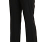 Chic Mid-Waist Straight Cotton Pants