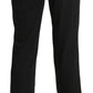 Chic Mid-Waist Straight Cotton Pants