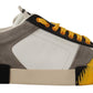 Sunshine Yellow Low Top Leather Sneakers