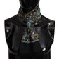 Elegant Multicolor Silk Men's Scarf