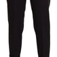 Elegant Mid Waist Tapered Cropped Pants