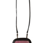 Elegant Pink Velvet Phone Pouch with Strap
