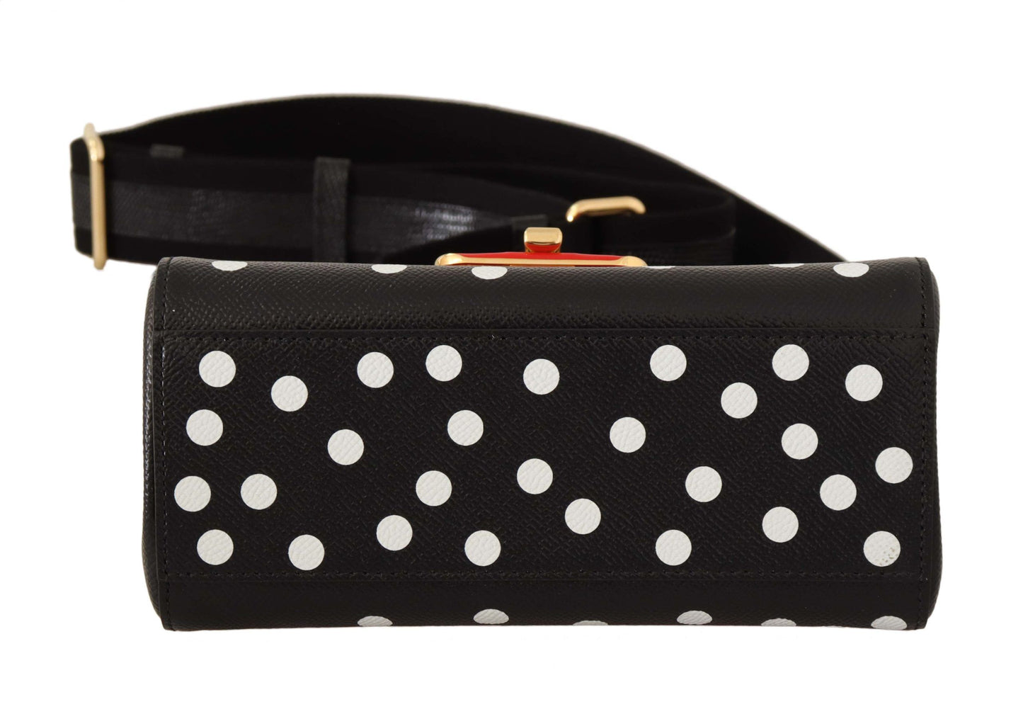 Elegant Sicily Polka Dot Leather Bag