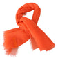 Opulent Orange Cashmere Scarf