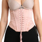 Silk Blend Corset Belt Luxury Top - Pink