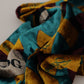 Multicolor DG Logo Print Shawl Wrap Fringe Scarf