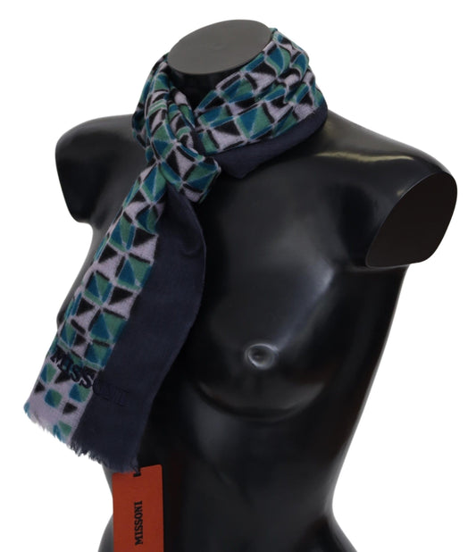 Chic Multicolor Cashmere Scarf Unisex Luxury Wrap