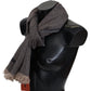 Elegant Cashmere Zigzag Scarf Unisex