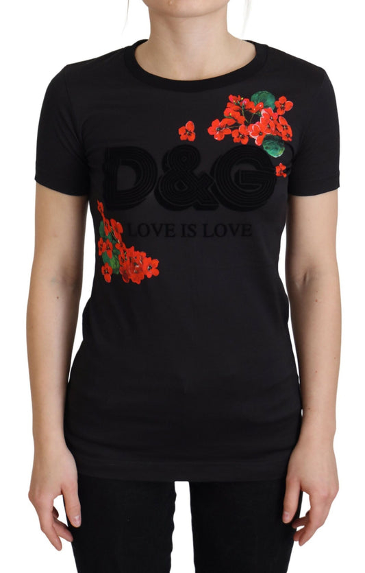 Love is Love Floral Crew Neck Tee