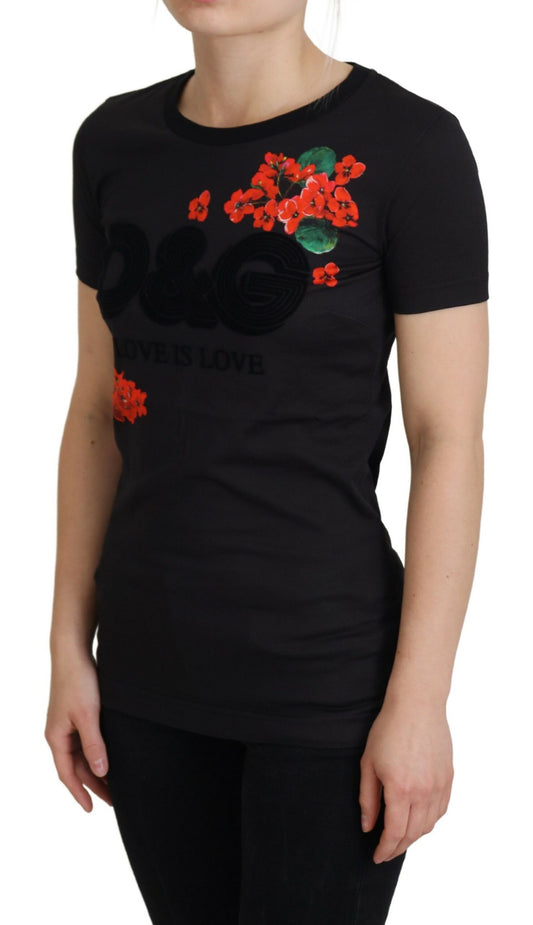 Love is Love Floral Crew Neck Tee