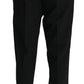 Elegant Black Dress Pants by Iconic Fashion House