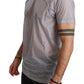 Elegant Gray Sheer T-Shirt