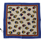 Elegant Multicolor Silk Square Scarf