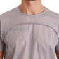 Elegant Gray Sheer T-Shirt