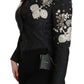 Elegant Black Silver Baroque Jacket