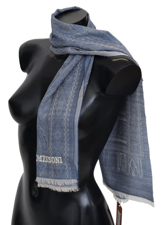 Elegant Cashmere Patterned Scarf