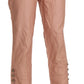 Chic High Waist Cropped Cotton Trousers