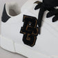 Elegant Two-Tone Leather Sneakers