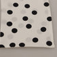 Elegant Silk Mens Scarf in Black and White