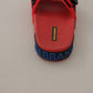 Chic Red Slide Sandals