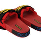 Chic Red Slide Sandals