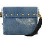 Elegant Blue & Black Lucia Crossbody Bag
