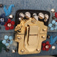 Elegant Blue & Black Lucia Crossbody Bag
