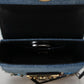 Elegant Blue & Black Lucia Crossbody Bag