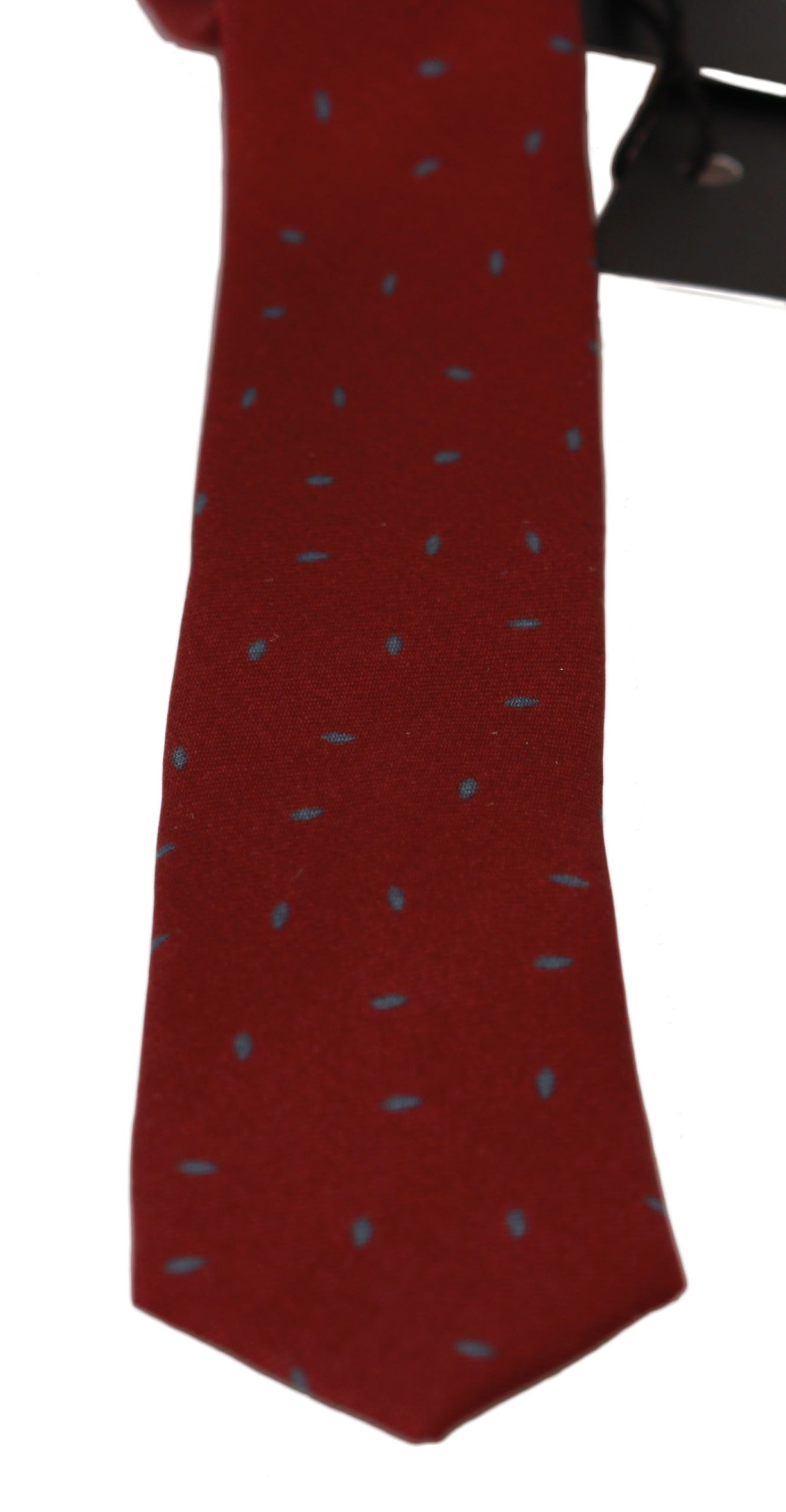 Exquisite Maroon Patterned Silk Necktie