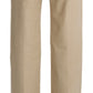 Chic Beige High-Waist Wide Leg Pants