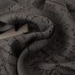 Elegant Gray Silk Men's Scarf