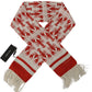 Elegant Silk Lobster Print Men's Scarf