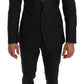Elegant Gray Wool Blend Slim Fit Suit