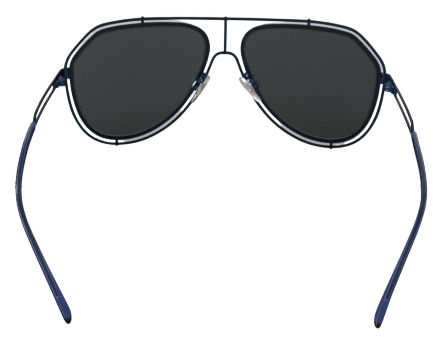 Sleek Steel Blue Men's Sunglasses