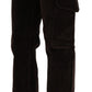 Chic High Waist Cargo Pants in Sophisticated Brown