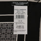 Black Geometric Patterned Square Handkerchief Scarf