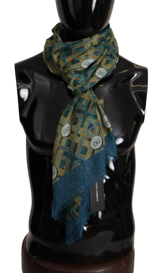 Elegant Multicolor Modal-Cashmere Men's Scarf