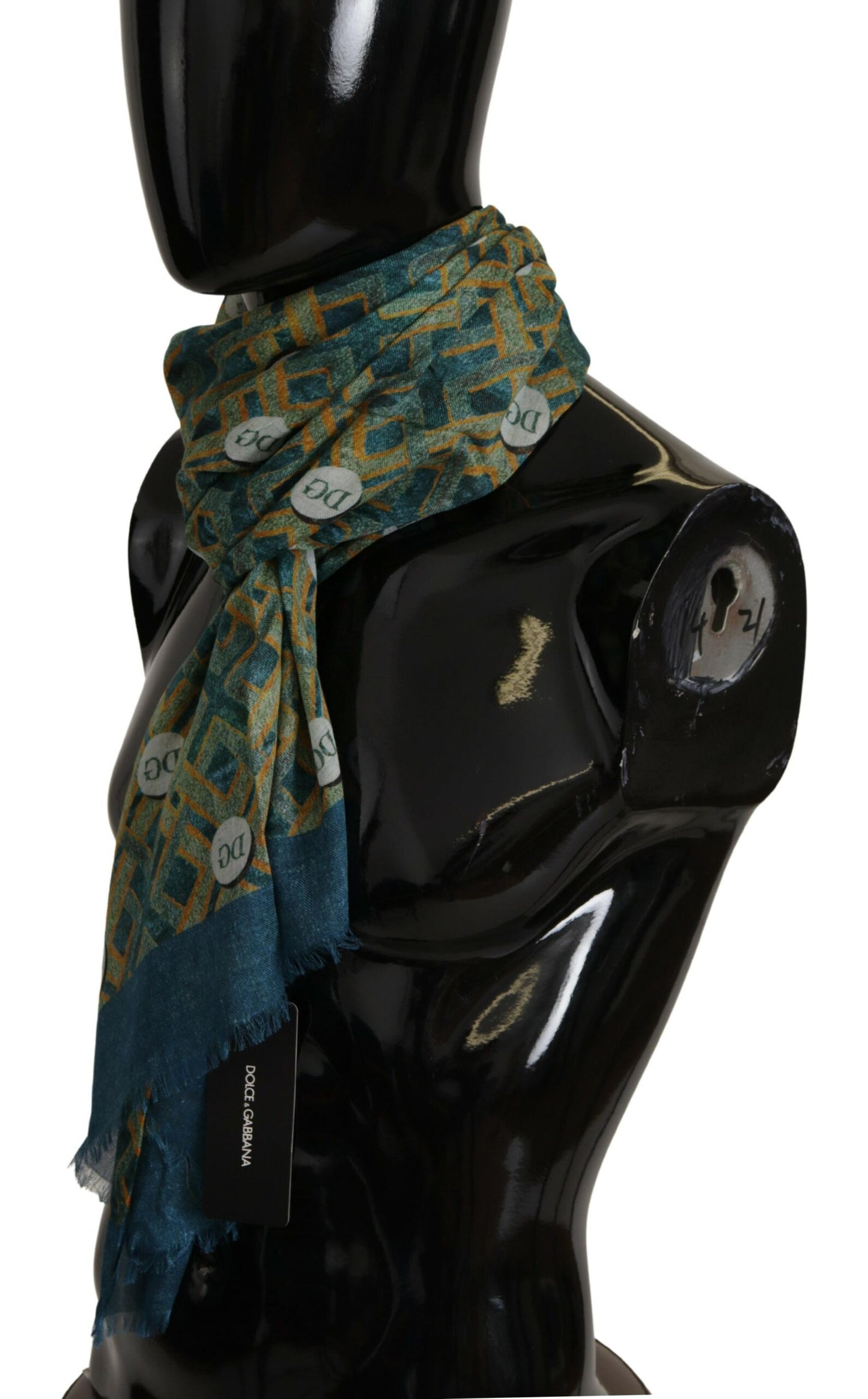 Elegant Multicolor Modal-Cashmere Men's Scarf