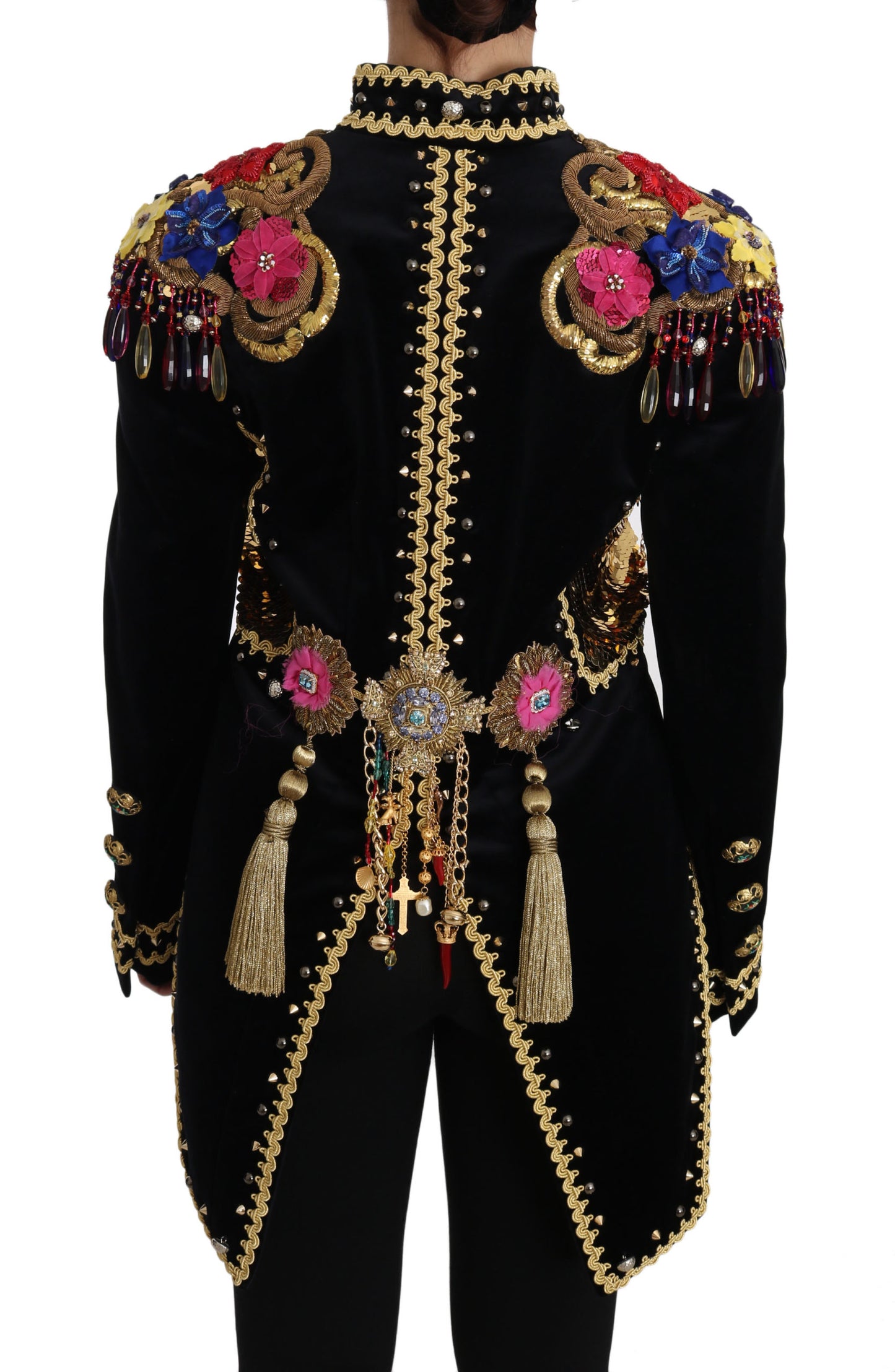 Enchanted Sicily Velvet Sequined Jacket