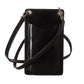 Elegant Leather Phone Wallet with Strap