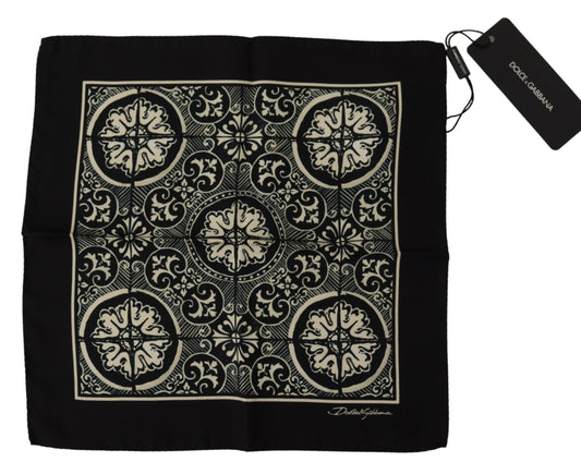 Elegant Silk Men's Square Scarf