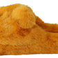 Yellow LION Flats Slippers Sandals Shoes